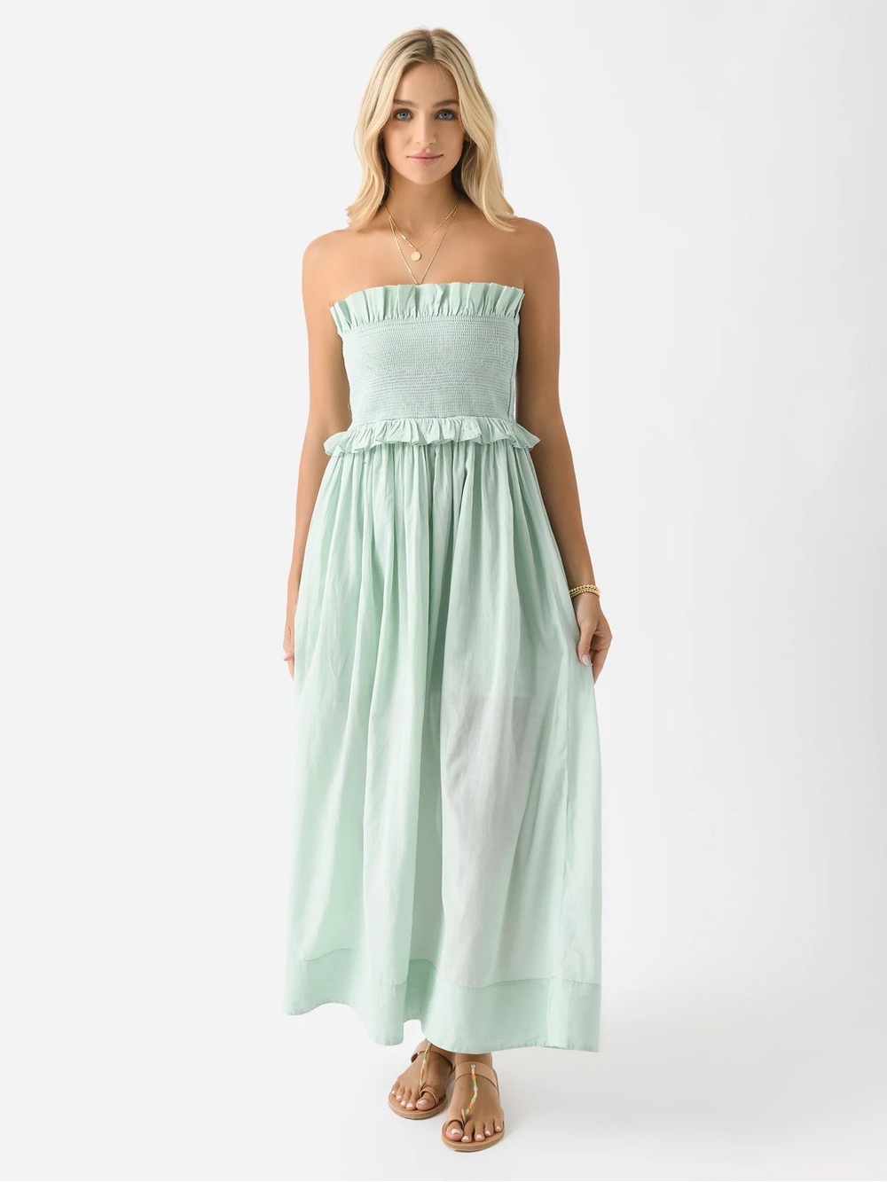 POSSE COBY DRESS COOL MINT SIZE SMALL